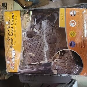 MONEY DONATED TO SPCA 4knines Crew cab rear seat cover for full sized trucks